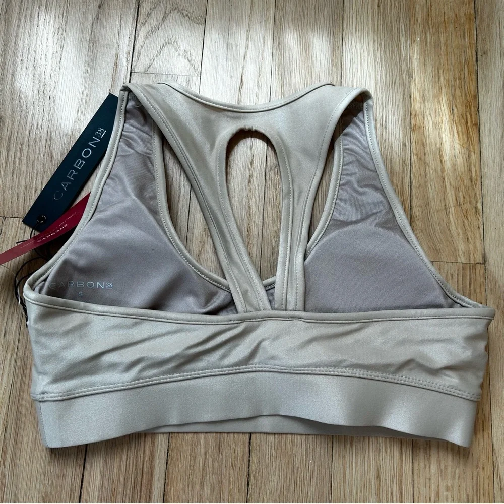 Carbon38 takara shine sports bra‎ size xs tan women’s